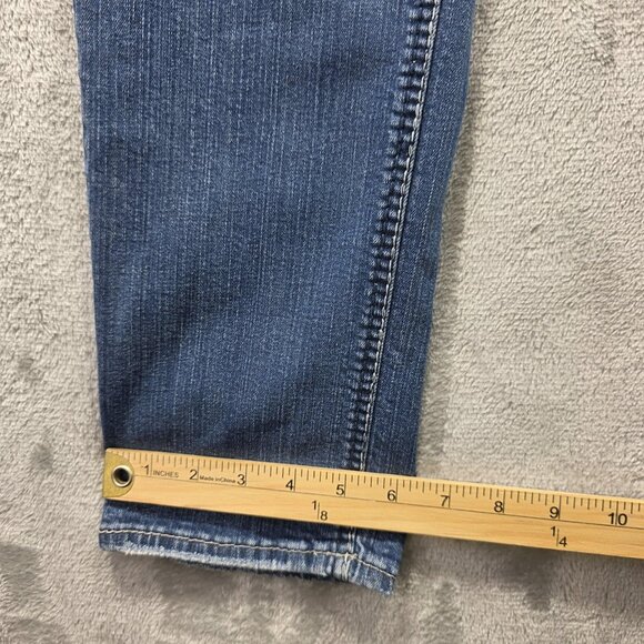 Silver Jeans Co Jeans Womens 32x27 Blue Suki Ankle Slim Stretch Distressed Curvy - Picture 10 of 11